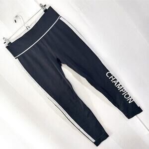 CHAMPION! ULTRA STRETCH COMPRESSIVE BLACK ,& ASH GRAY SPORT LEGGINGS! SZ L